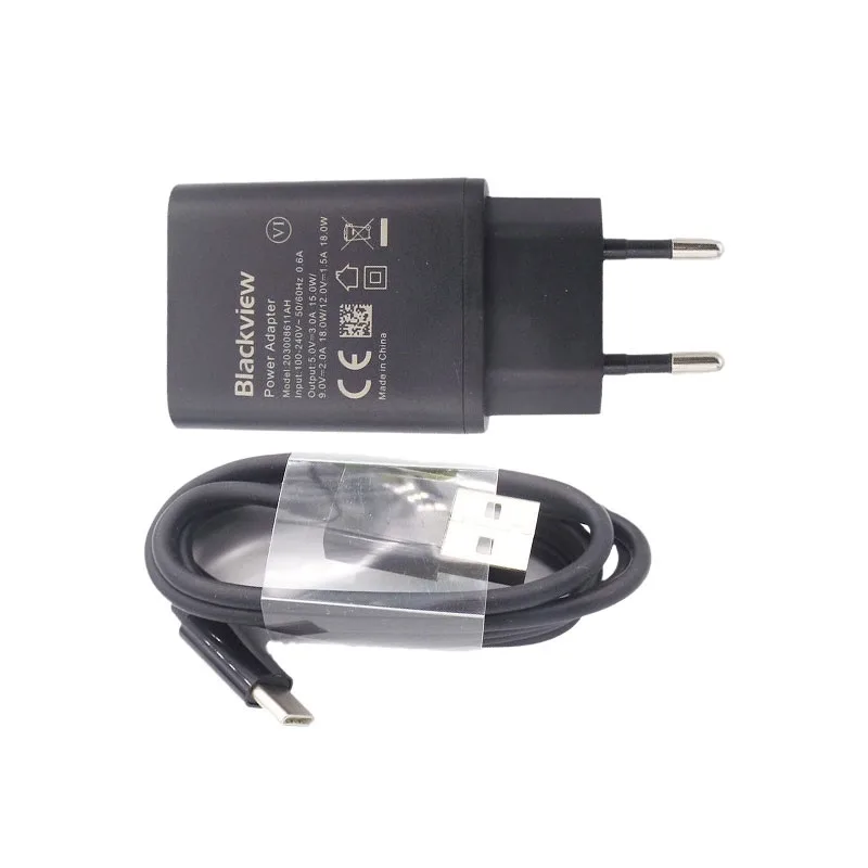 Original Charger and USB Cable for Blackview BL6000 Pro