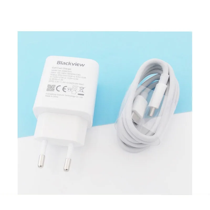 Original Charger and USB Cable for Blackview BV7100
