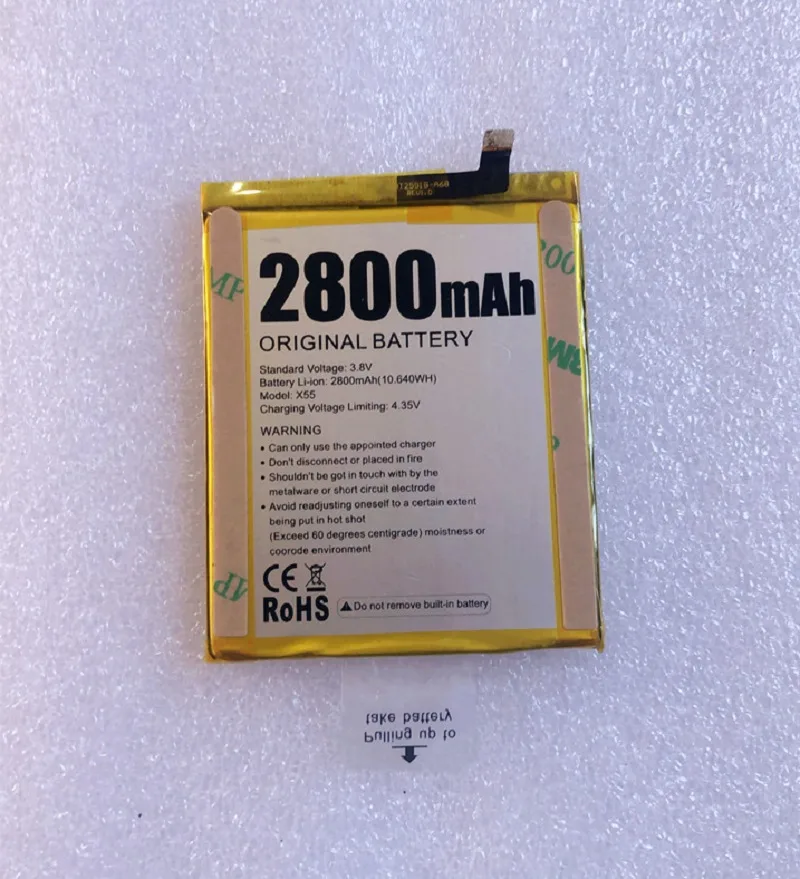 Original Battery for Doogee X55 replacement part