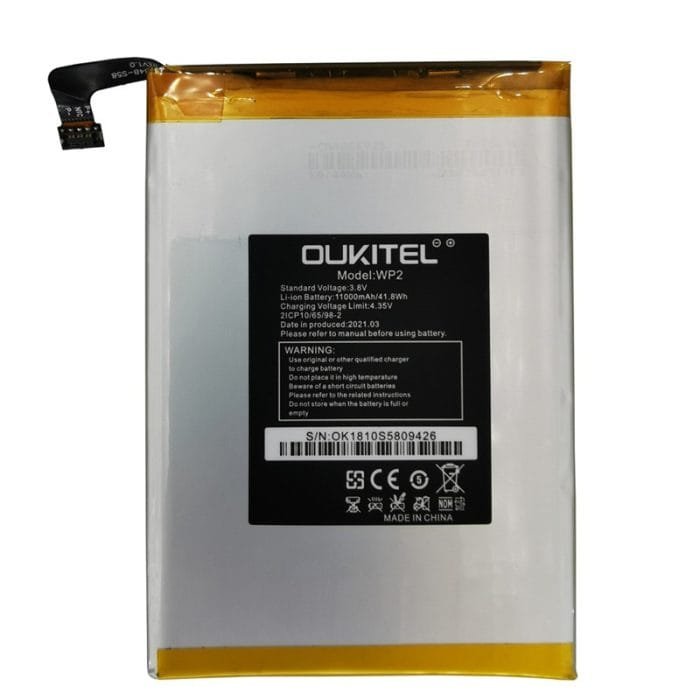 Original Battery for Oukitel WP2 11000 mAh Replacement Part