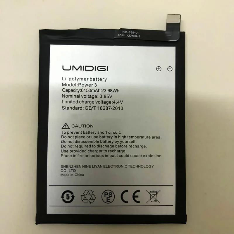 Original Battery for UMIDIGI POWER 3 replacement part