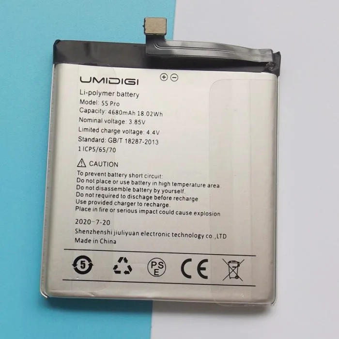 Original Battery for UMIDIGI S5 PRO replacement part