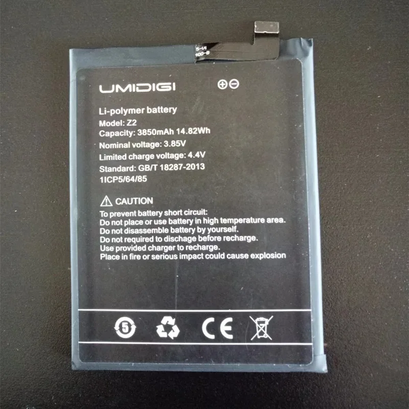 Original Battery for UMIDIGI Z2 replacement part