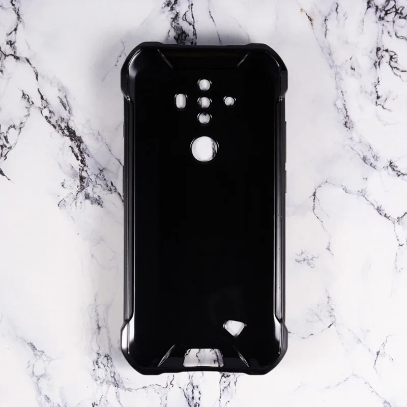 Case cover tpu soft protective case black for Doogee S58 Pro