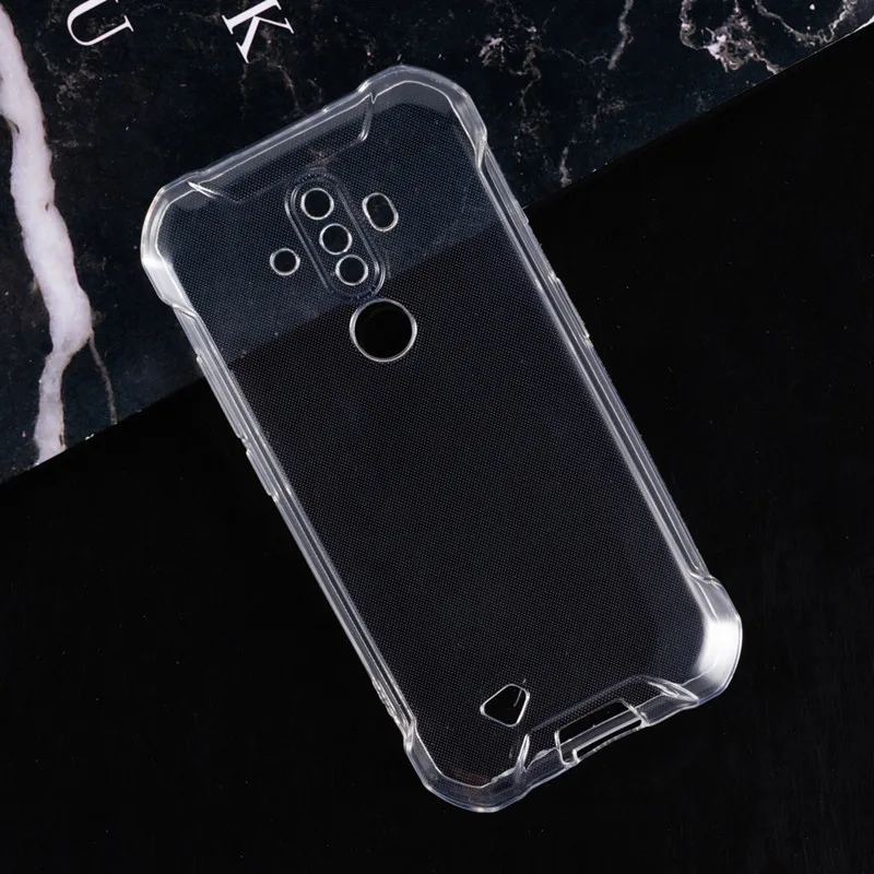 Case cover tpu soft protective case transparent for Doogee S58 Pro