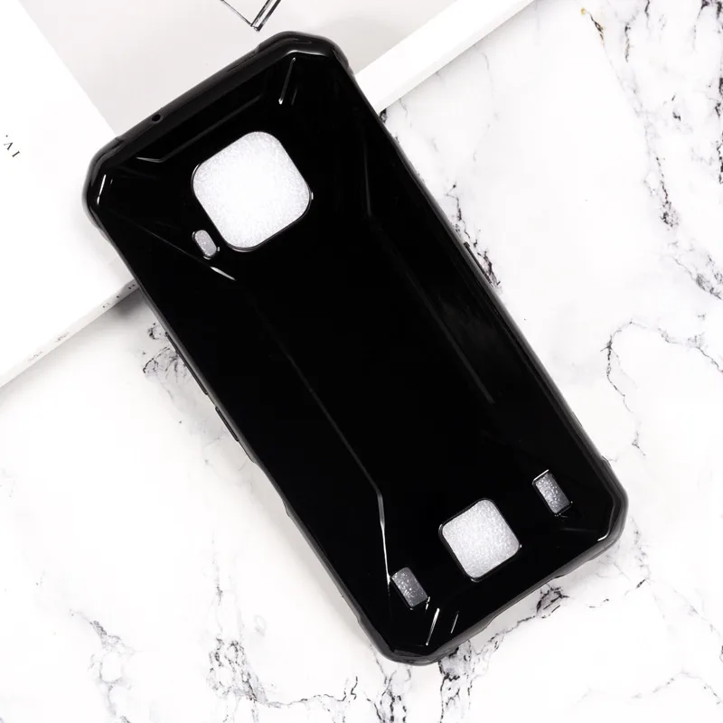 Case cover tpu soft protective case black for Doogee S95 Pro