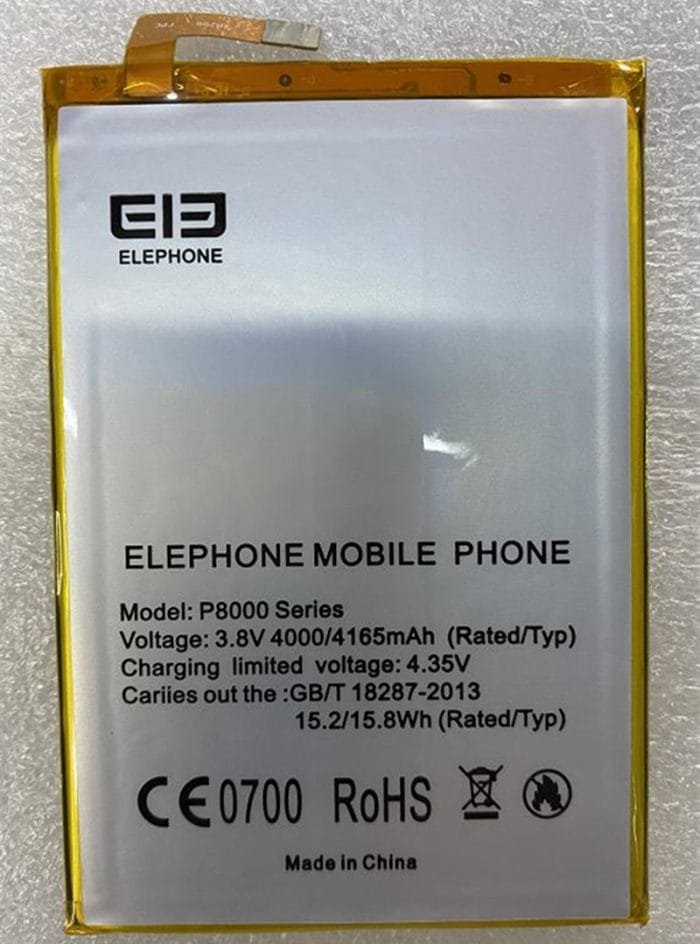 Original Battery for Elephone P8000 Replacement Part