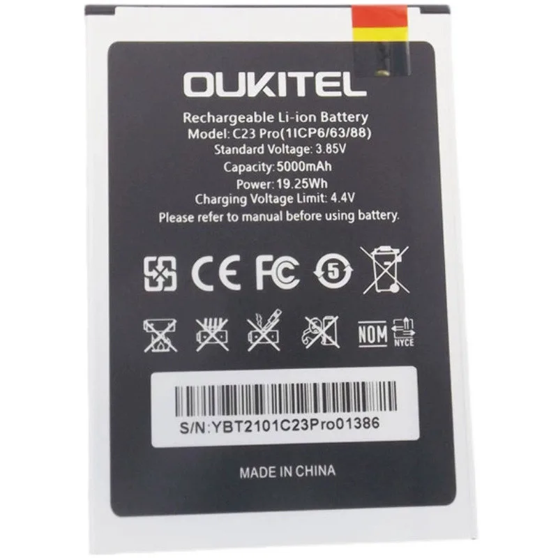 Original Battery for Oukitel C23 Pro Replacement Part