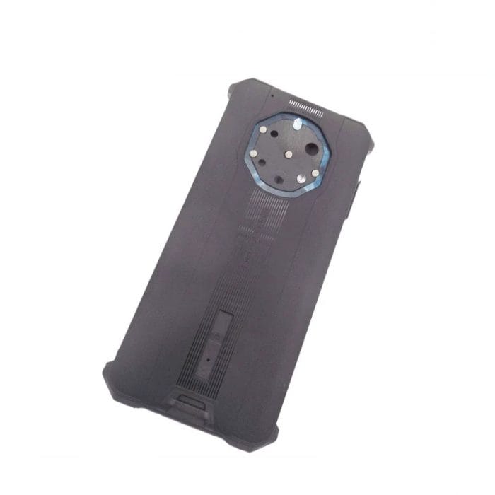 Original Back Cover Black with Fingerprint and Receiver and Sidekey for Oukitel WP13 Replacement Part