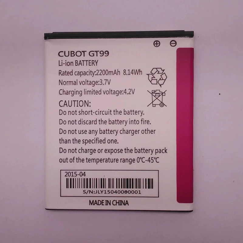 Original Battery for Cubot GT99 Replacement Part