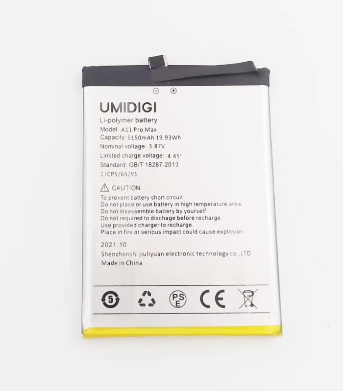 Original Battery for UMIDIGI A11 Pro Max Spare Part