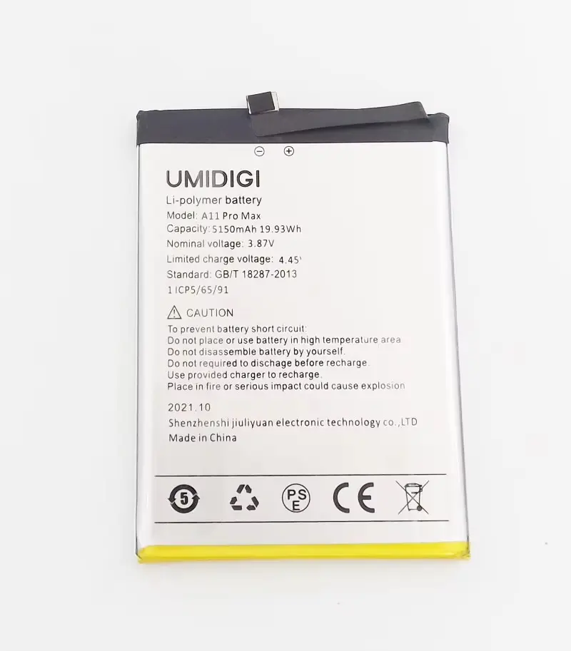 Original Battery for UMIDIGI A11 Pro Max Spare Part