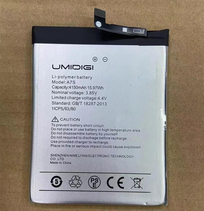 Original Battery for UMIDIGI A7S Replacement Part