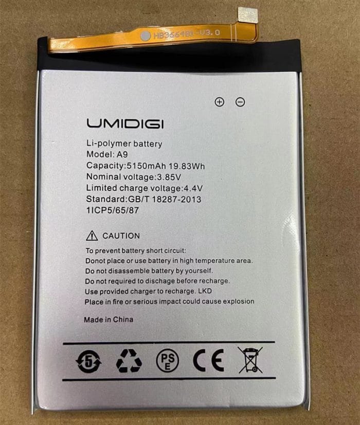 Original Battery for UMIDIGI A9 Replacement Part