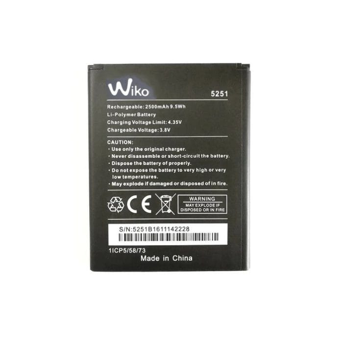 Battery for Wiko 5251 Replacement Part