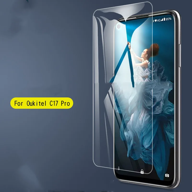 3pcs Tempered Glass Screen Protector for Oukitel C17 Pro