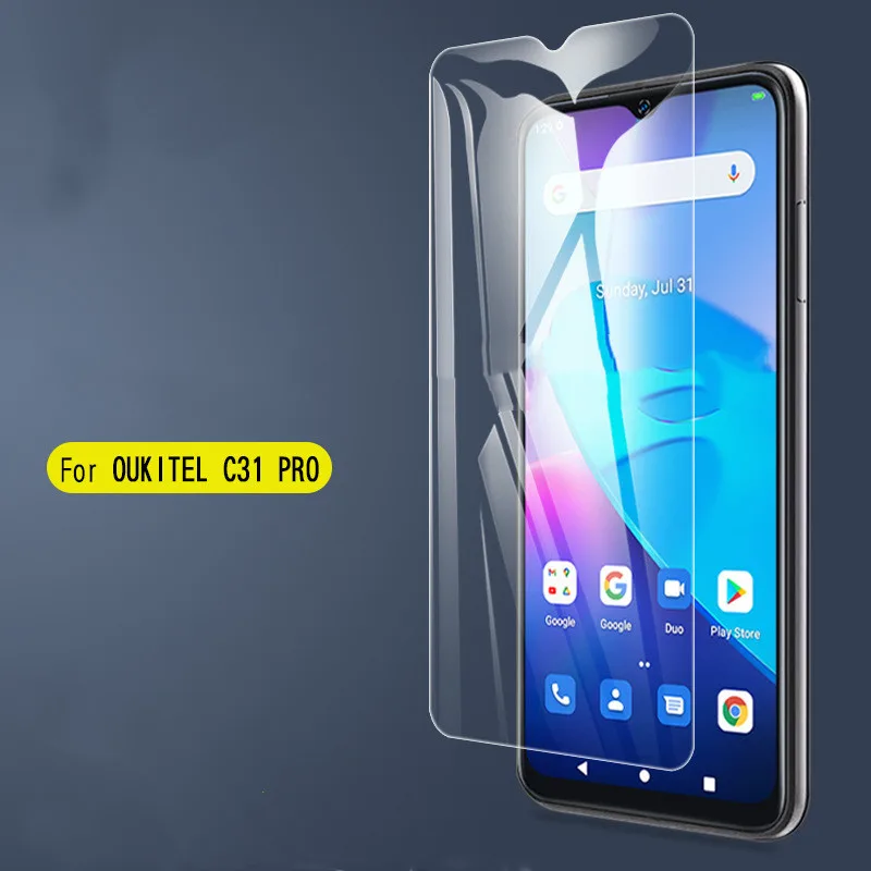 3pcs Tempered Glass Screen Protector for Oukitel C31 Pro