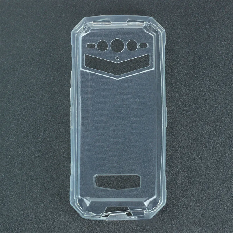 2PCS Case Cover TPU Soft Protective Case Transparent for Doogee S100 Pro