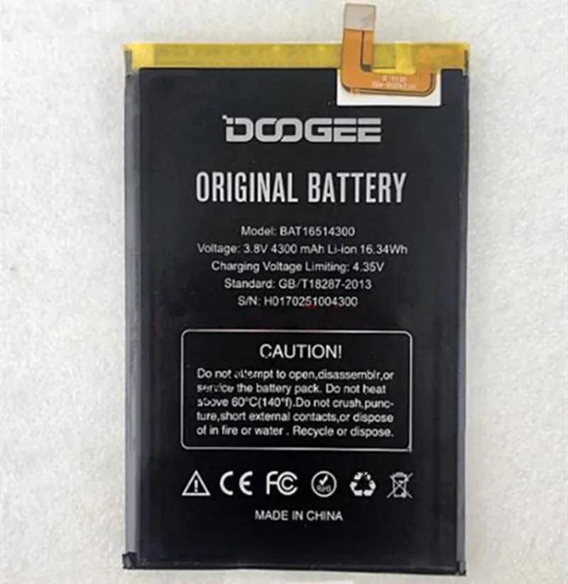 Original Battery for Doogee Y6 Max Replacement Part