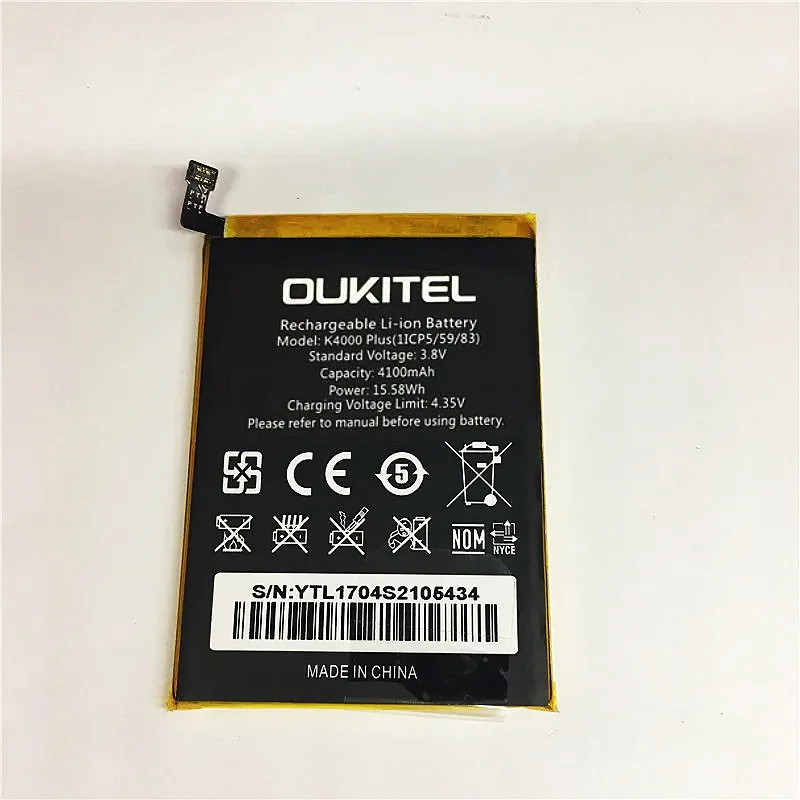 Original Battery for Oukitel K4000 Plus Replacement Part