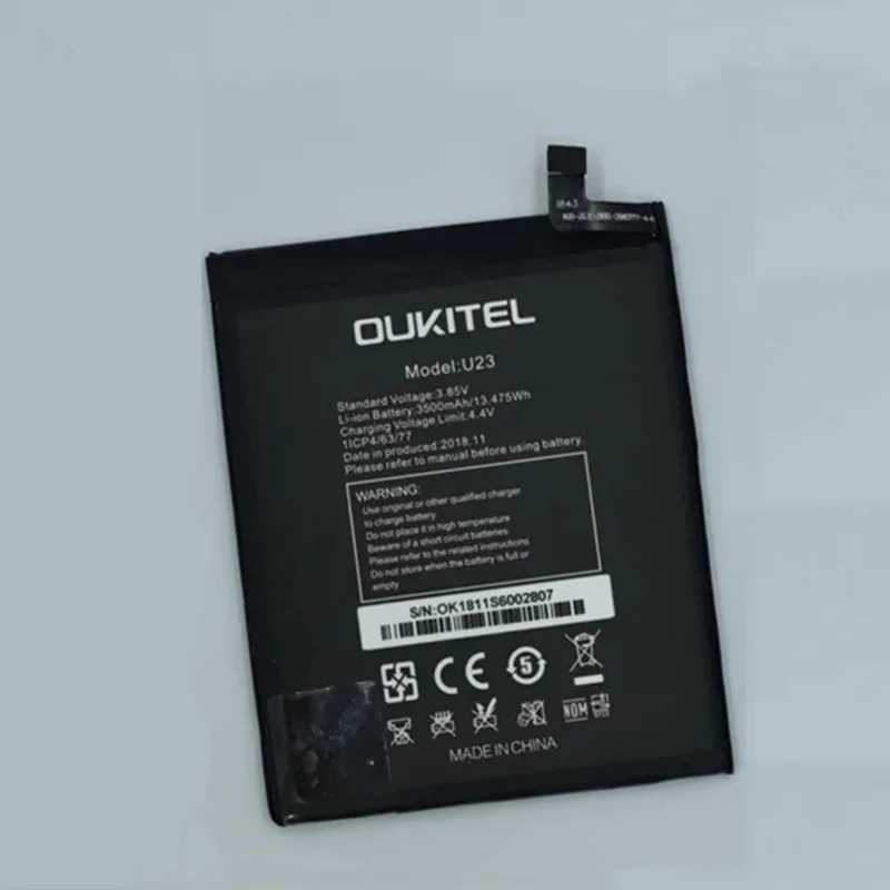 Original Battery for Oukitel U23 Replacement Part
