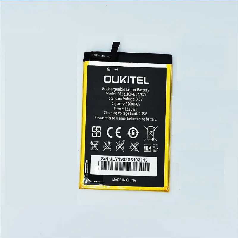 Original Battery for Oukitel U25 Pro Replacement Part