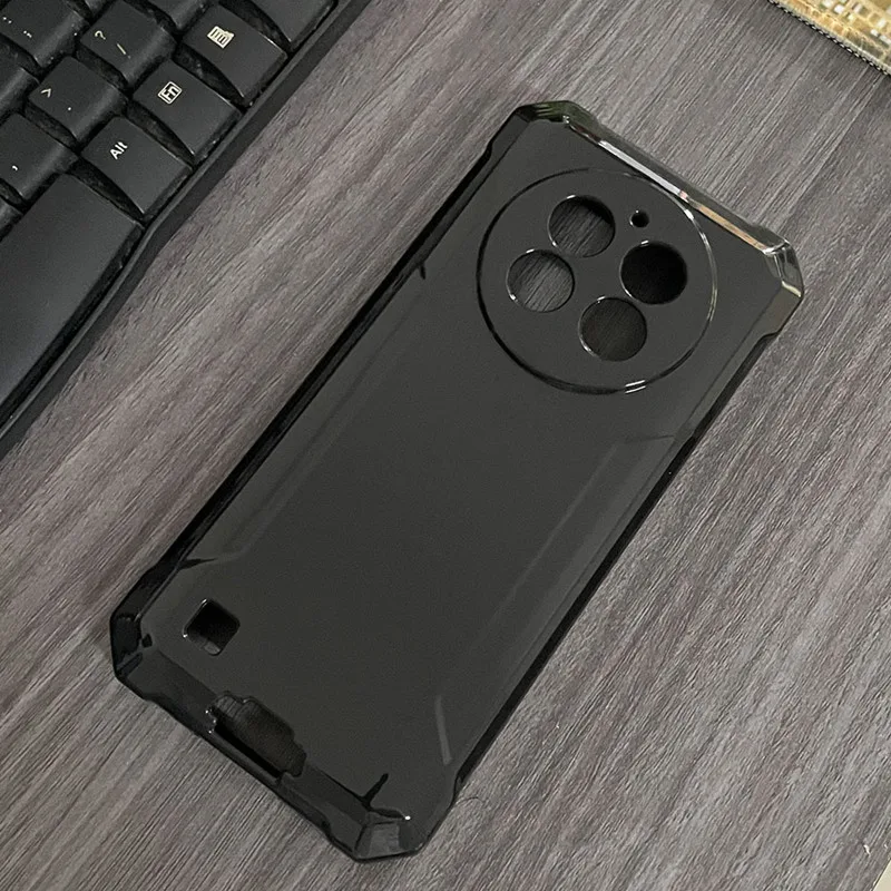 2PCS Case Cover TPU Soft Protective Case Black for Oukitel WP28