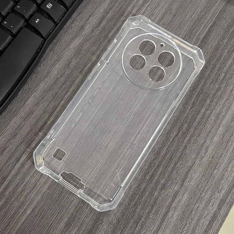 2PCS Case Cover TPU Soft Protective Case Transparent for Oukitel WP28