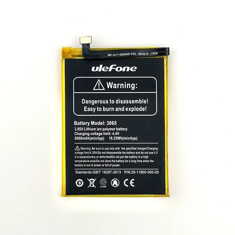 Original Battery for Ulefone Armor 5 Replacement Part