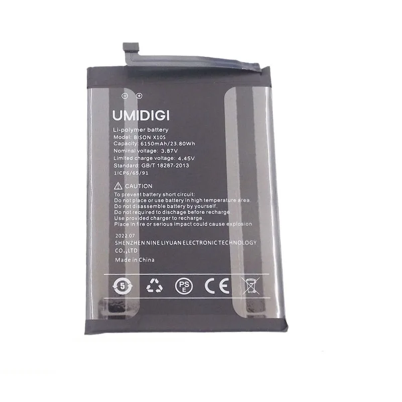 Original Battery for UMIDIGI Bison 2 Pro Spare Part