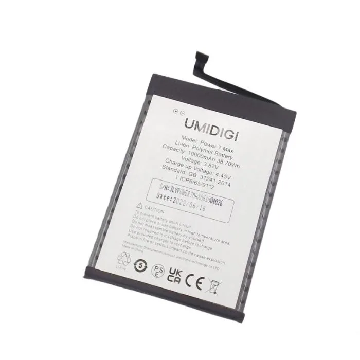 Original Battery for UMIDIGI Power 7 Max Replacement Part