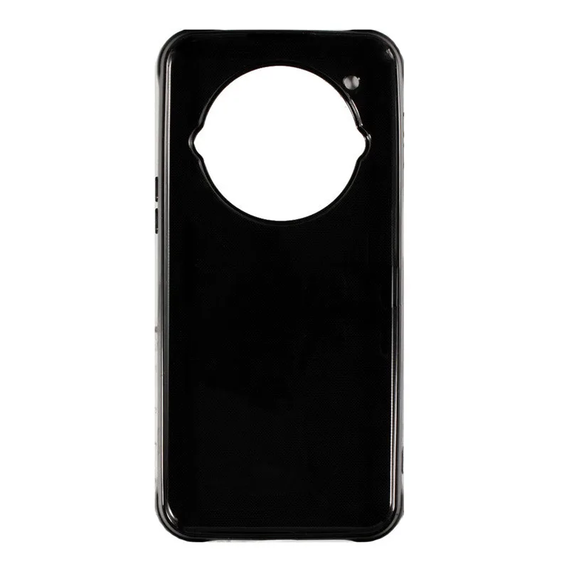 2PCS Case Cover TPU Soft Protective Case Black for Unihertz Tick Tock E 5G