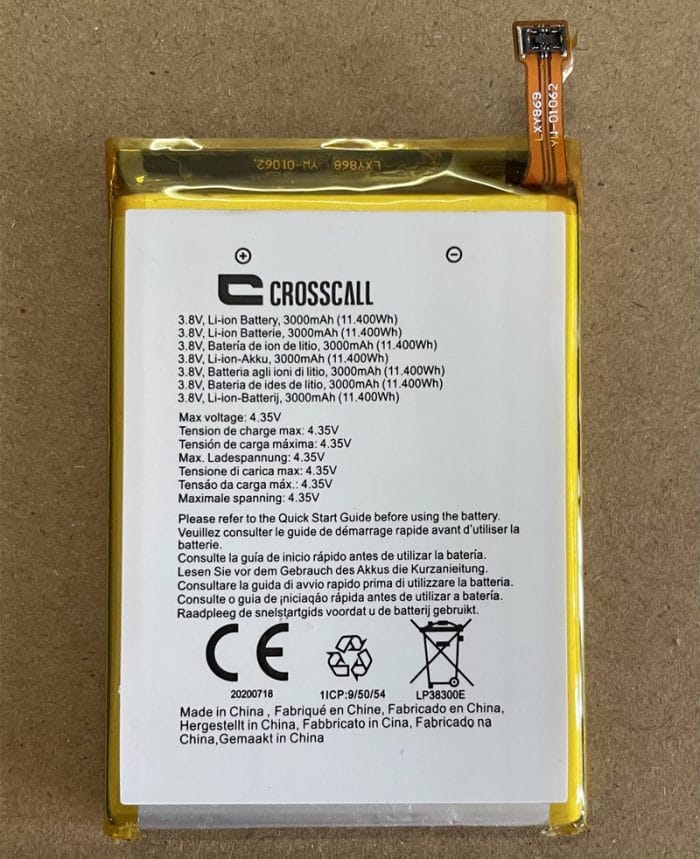 Original Battery for Crosscall Trekker M11 Replacement Part