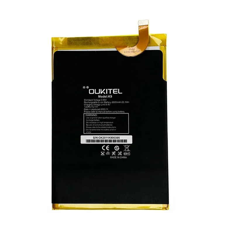 Original Battery for Oukitel K9 Spare Part
