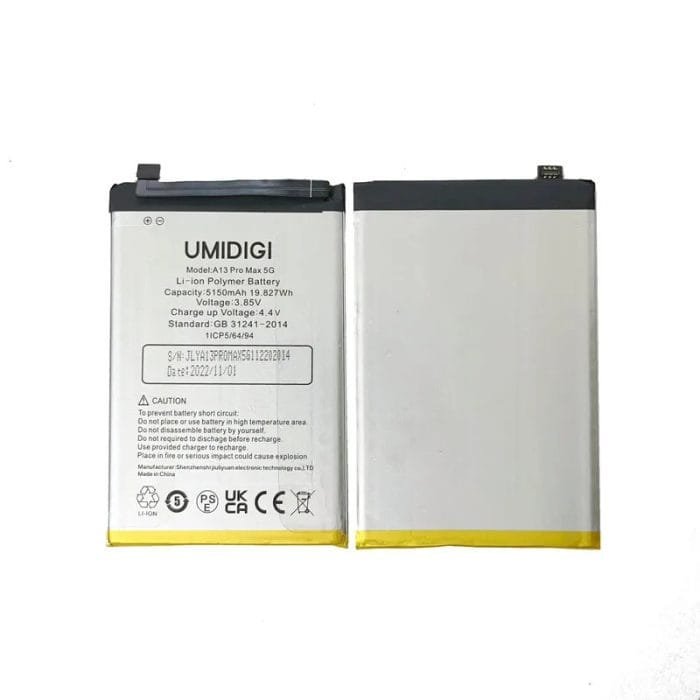 Original Battery for UMIDIGI A13 Pro Max 5G Spare Part