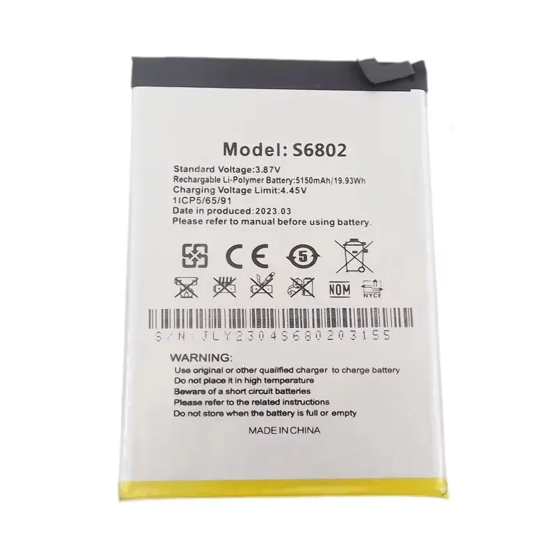 Original Battery for Oukitel C33 Spare Part