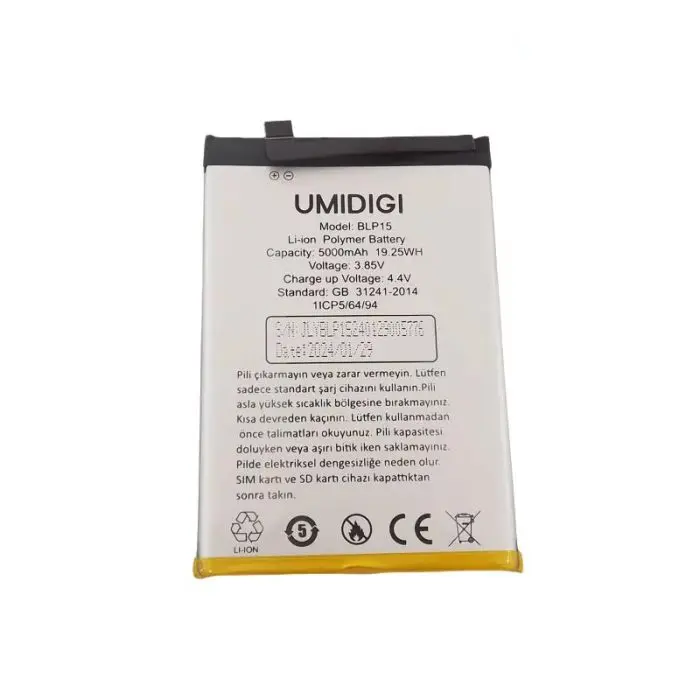 Original Battery for UMIDIGI A15 Spare Part