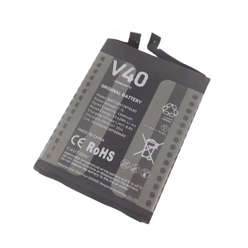 Original Battery for Doogee V40 Replacement Part